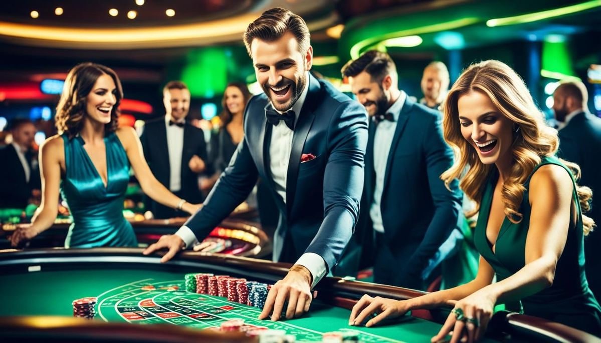 myan123 APP ဖြင့် Live Casino ကစားနေသောပုံ